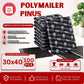 Plastik Packing Polymailer 30X40CM isi100pcs PINUS HITAM EKONOMIS