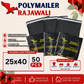 Plastik Polymailer Rajawali Hitam Premium Uk 25x40 cm Isi 50pcs