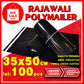 Plastik Polymailer Rajawali Hitam Premium Ukuran 35x50cm Isi 100pcs