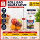 Plastik Sayur Buah Roll 30x40 *satu roll1.5kg * fotocopy Plastik Roll Food Grade