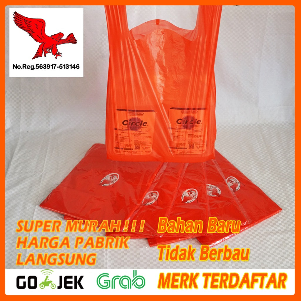 Kantong Plastik Premium Tebal Rajawali 15/21/28/35/40 Isi 50pcs