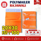 Plastik Polymailer Rajawali Orange Premium Uk 17x30cm Isi100pcs