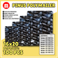 Plastik Packing Polymailer 16x20CM isi 100pcs PINUS HITAM EKONOMIS
