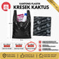 Kantong Plastik Hitam Ekonomis Tipis 15/24/28 Kaktus