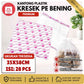 Kantong Plastik Kresek Bening Uk 35x58cm Afrika Transparan
