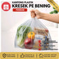 Kantong Plastik Kresek Bening Uk. 28x48 cm Bandeng Transparan