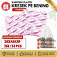 Kantong Plastik Kresek Bening Uk. 28x48 cm Bandeng Transparan