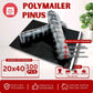 Plastik Packing Polymailer 20X40CM isi100pcs PINUS HITAM EKONOMIS