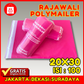 Plastik Polymailer Rajawali Merah Muda Premium Ukuran 20x30cm Isi 100pcs