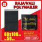 Plastik Polymailer Rajawali Hitam Premium Ukuran 60x100cm Isi 50 Pcs