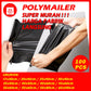 Plastik Polymailer Rajawali Hitam Premium Uk. 40x50cm Isi 100pcs