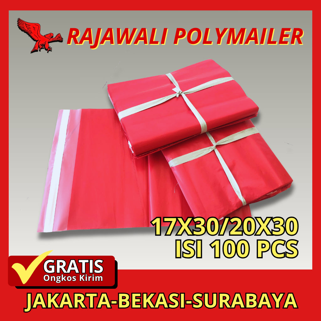 Plastik Polymailer Rajawali Silver Premium Uk. 20x30cm Isi 100pcs