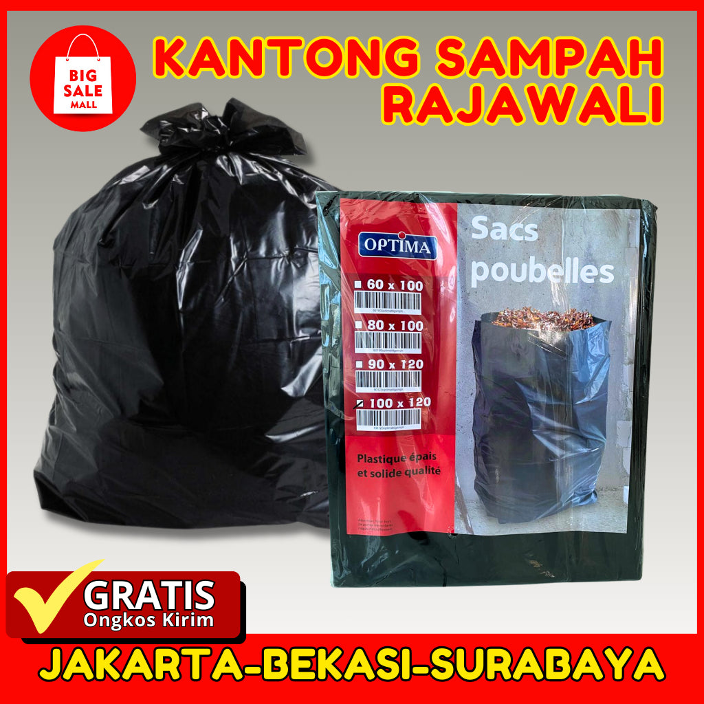 Kantong Plastik Sampah 100x120cm Optima 10pcs