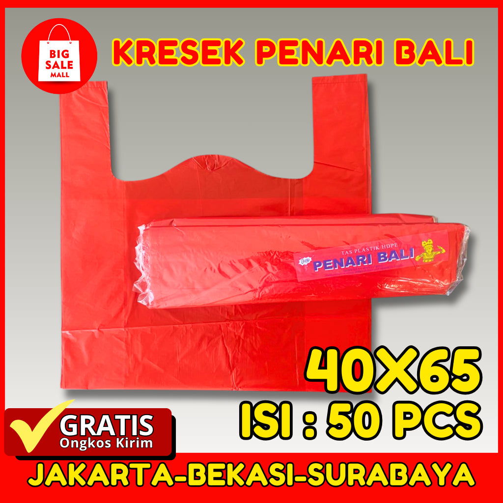 Plastik Kresek Premium Tebal Rajawali Uk. 40x65cm isi 50pcs