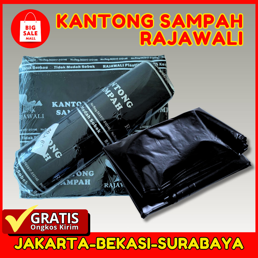 Kantong Plastik Sampah 50x60 Rajawali Isi 100pcs