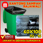 Kantong Plastik Sampah 60x100cm Rajawali 16pcs