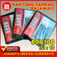 Kantong Sampah Plastik 80x100cm Optima 10pcs
