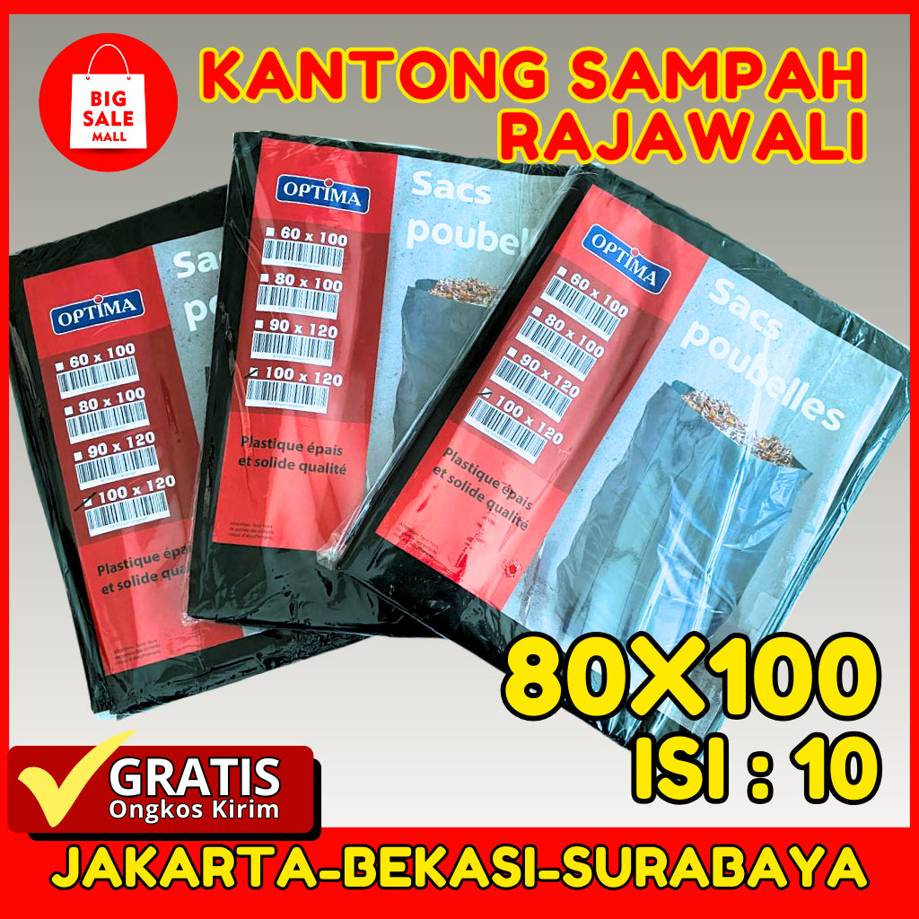 Kantong Sampah Plastik 80x100cm Optima 10pcs