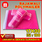 Plastik Polymailer Rajawali Pink Premium Ukuran 17x30cm Isi 100pcs