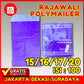 Plastik Polymailer Rajawali Biru Premium Ukuran 16x30cm Isi 100pcs