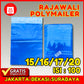 Plastik Polymailer Rajawali Biru Premium Ukuran 16x30cm Isi 100pcs
