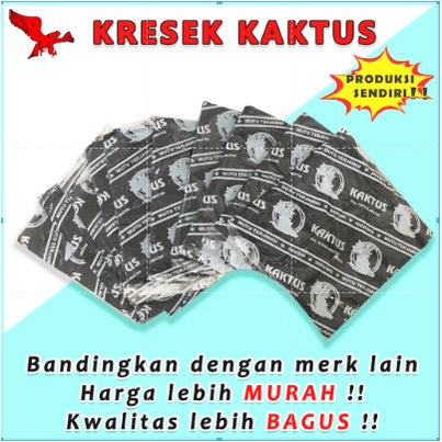 Kantong Plastik Hitam Ekonomis Tipis 15/24/28 Kaktus