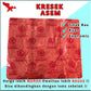 Kantong Kresek Jumbo Sakura Uk40 Merah Tipis Ekonomis