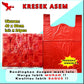 Kantong Kresek Jumbo Sakura Uk40 Merah Tipis Ekonomis